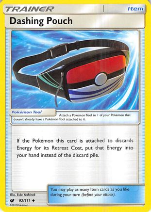 Dashing Pouch 092 - Reverse Holofoil SM Crimson Invasion - Uncommon