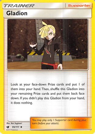 Gladion 095 - Reverse Holofoil SM Crimson Invasion - Uncommon