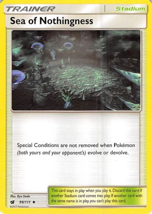Sea of Nothingness 099 - Reverse Holofoil SM Crimson Invasion - Uncommon