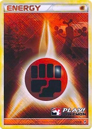 Fighting Energy 093/095 - Holofoil League & Championship Cards - Promo