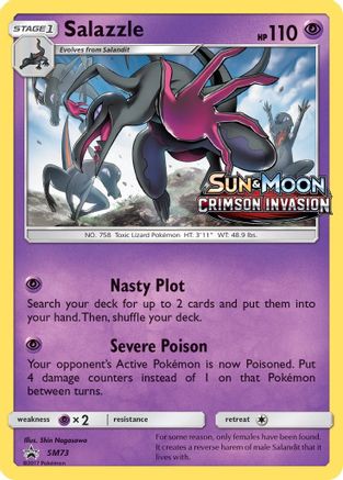 Salazzle SM73 - Holofoil SM Promos - Promo
