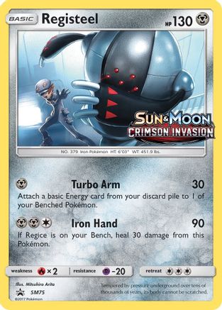 Registeel SM75 - Holofoil SM Promos - Promo