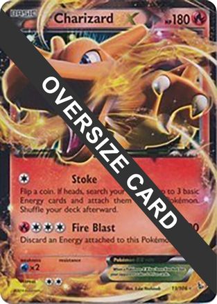 Charizard EX - 11/106/106 - Holofoil Jumbo Cards - Promo