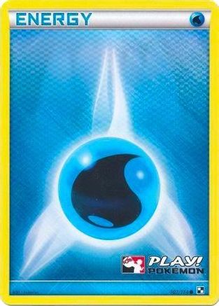 Water Energy 107/114 - Holofoil League & Championship Cards - Promo