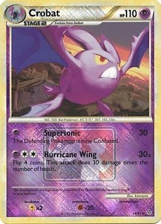 Crobat 014/95 - Reverse Holofoil League & Championship Cards - Promo