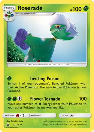 Roserade/156 SM Ultra Prism - Rare