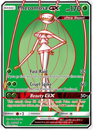 Pheromosa GX (Full Art) 140 - Holofoil SM Ultra Prism - Ultra Rare