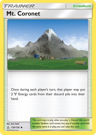 Mt. Coronet 130 - Reverse Holofoil SM Ultra Prism - Uncommon