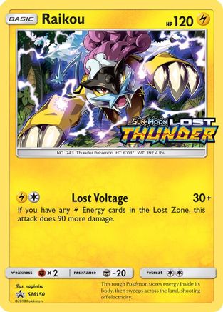 Raikou SM150 - Holofoil SM Promos - Promo
