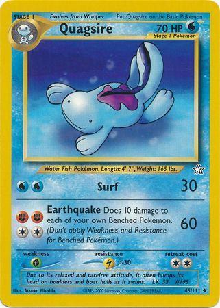 Quagsire 045 - Unlimited Neo Genesis - Uncommon