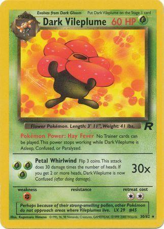 Dark Vileplume (30) 030 - Unlimited Team Rocket - Rare