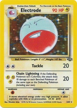 Electrode (2) 002 - Unlimited Holofoil Jungle - Holo Rare