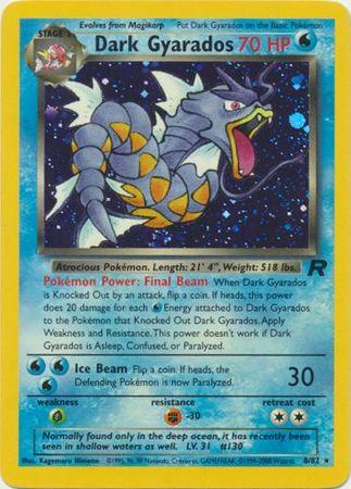 Dark Gyarados (8) 008 - Unlimited Holofoil Team Rocket - Holo Rare