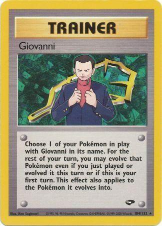 Giovanni (104) 104 - Unlimited Gym Challenge - Rare