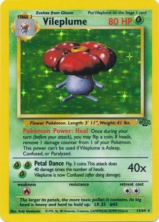 Vileplume (15) 015 - Unlimited Holofoil Jungle - Holo Rare