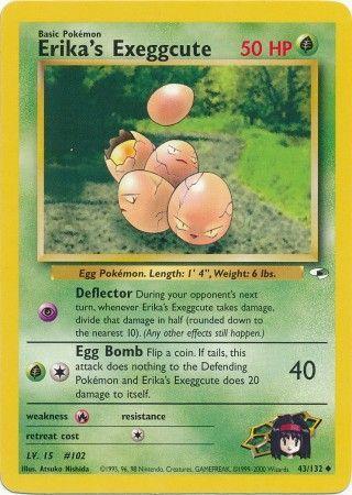 Erika's Exeggcute (43) 043 - Unlimited Gym Heroes - Uncommon