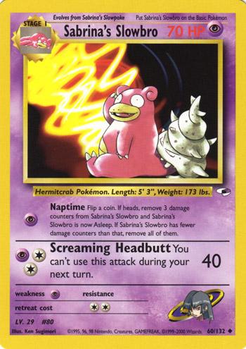 Sabrina's Slowbro 060 - Unlimited Gym Heroes - Uncommon