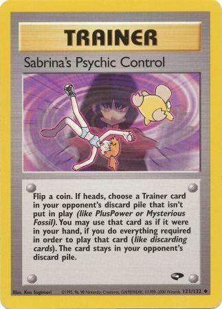 Sabrina's Psychic Control 121 - Unlimited Gym Challenge - Uncommon