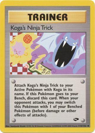 Koga's Ninja Trick 115 - Unlimited Gym Challenge - Uncommon