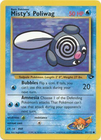 Misty's Poliwag 089 - Unlimited Gym Challenge - Common