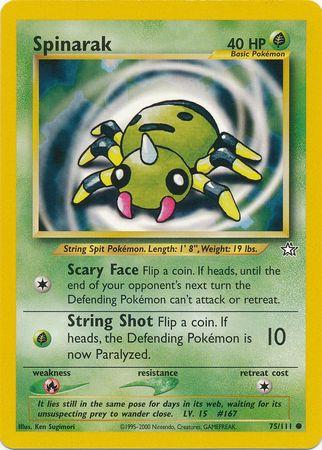 Spinarak 075 - Unlimited Neo Genesis - Common