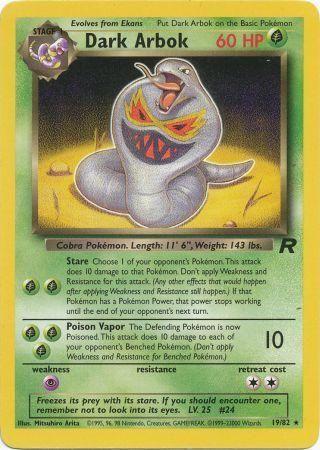 Dark Arbok (19) 019 - Unlimited Team Rocket - Rare