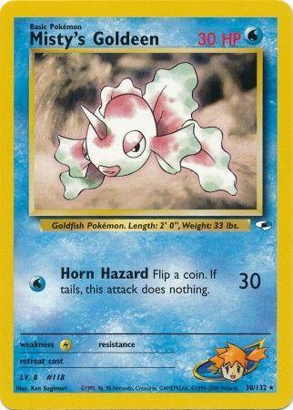 Misty's Goldeen (30) 030 - Unlimited Gym Heroes - Rare
