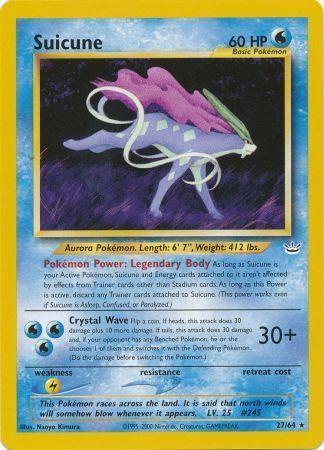 Suicune (27) 027/64 - Unlimited Neo Revelation - Rare