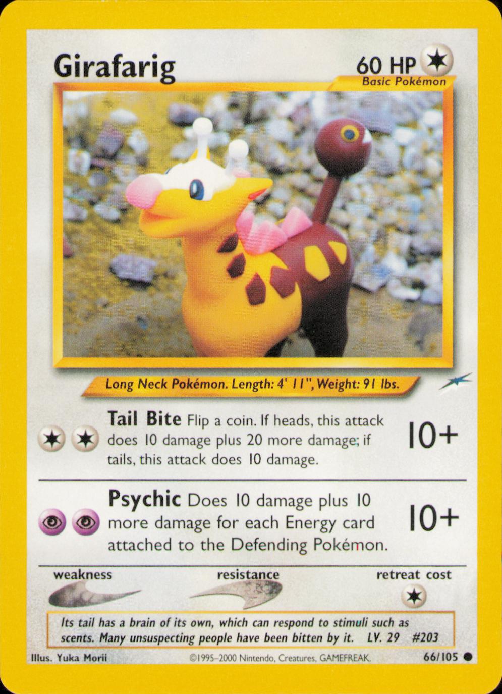 Girafarig 066 - Unlimited Neo Destiny - Common