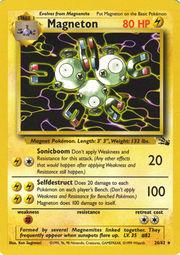 Magneton (11) 011 - Unlimited Holofoil Fossil - Holo Rare