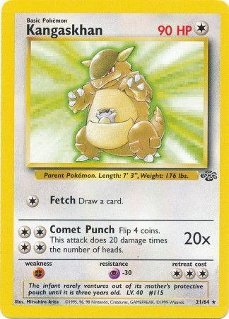 Kangaskhan (21) 021 - Unlimited Jungle - Rare