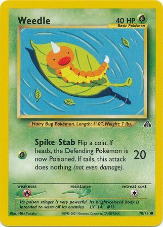 Weedle 070 - Unlimited Neo Discovery - Common