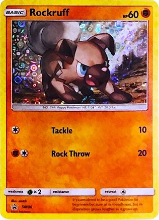 Rockruff SM06 - Holofoil Miscellaneous Cards & Products - Promo