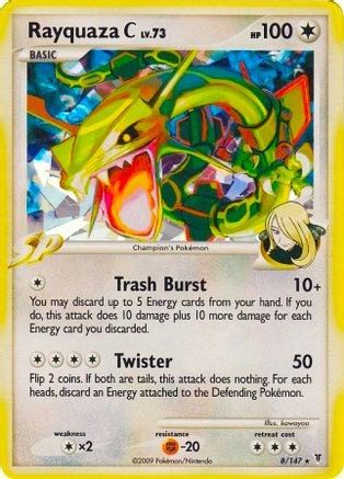 Rayquaza C 008/147 - Holofoil Miscellaneous Cards & Products - Promo