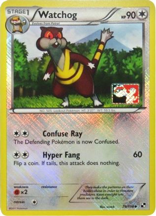 Watchog 079/114 - Reverse Holofoil League & Championship Cards - Promo