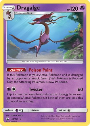 Dragalge SM Forbidden Light - Rare