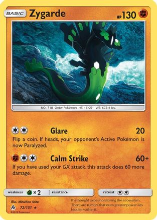 Zygarde (72)/131 SM Forbidden Light - Rare