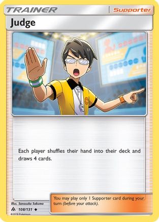 Judge 108 - Reverse Holofoil SM Forbidden Light - Uncommon