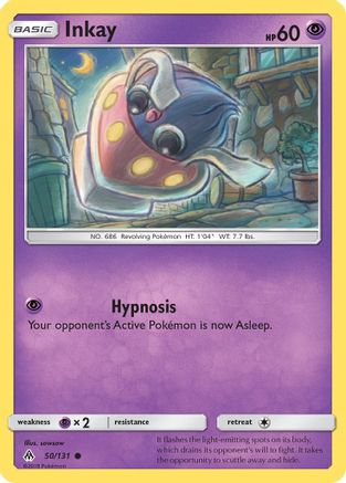 Inkay 050 - Reverse Holofoil SM Forbidden Light - Common