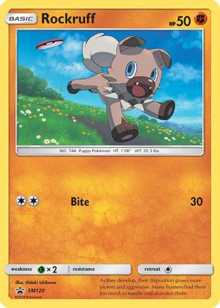 Rockruff SM120 - Holofoil SM Promos - Promo