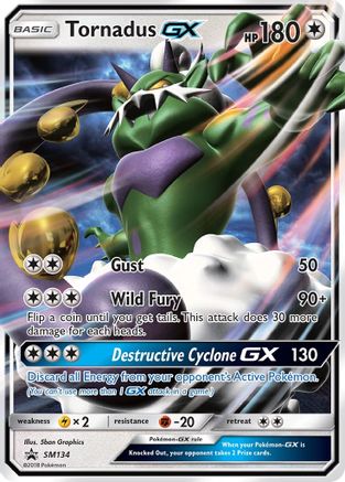 Tornadus GX SM134 - Holofoil SM Promos - Promo