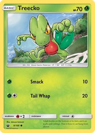 Treecko (8) 008 - Reverse Holofoil SM Celestial Storm - Common