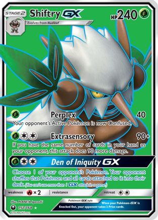 Shiftry GX (Full Art) 152 - Holofoil SM Celestial Storm - Ultra Rare