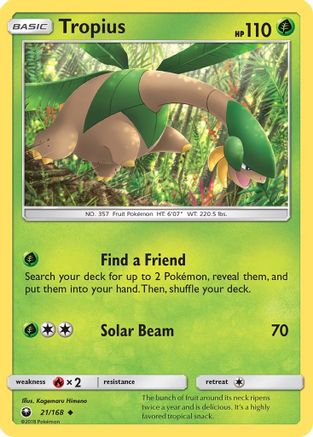 Tropius SM Celestial Storm - Uncommon