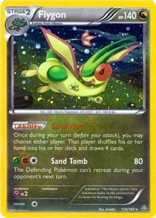 Flygon - 110/160 (Cosmos Holo)/160 - Holofoil Blister Exclusives - Promo