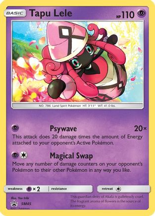 Tapu Lele SM45 - Holofoil SM Promos - Promo