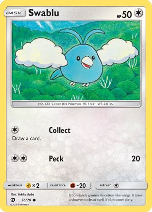 Swablu (56) 056/70 Dragon Majesty - Common