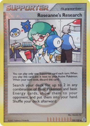Roseanne's Research 125/132 - Reverse Holofoil League & Championship Cards - Promo