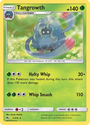 Tangrowth - Reverse Holofoil SM Lost Thunder - Rare