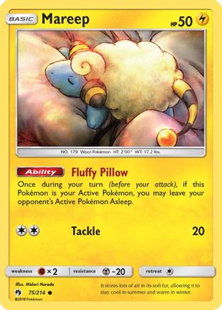 Mareep (75) 075 SM Lost Thunder - Common